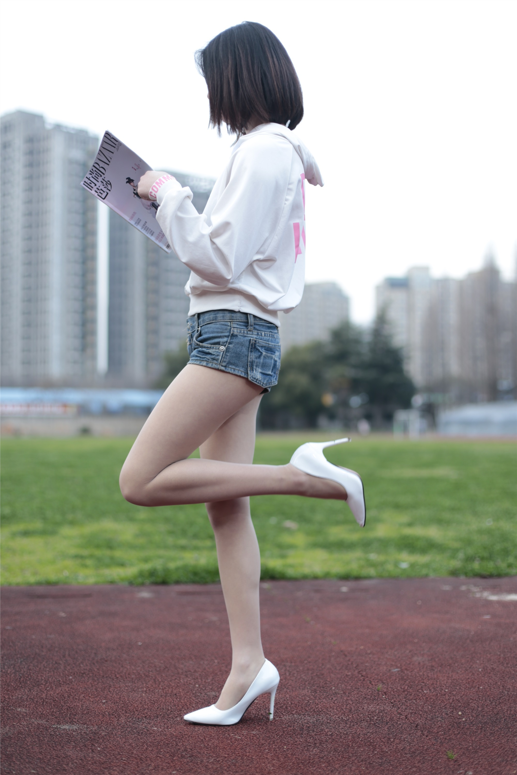 奈丝写真 NO.034 喵璃-穿过运动场的青春气息